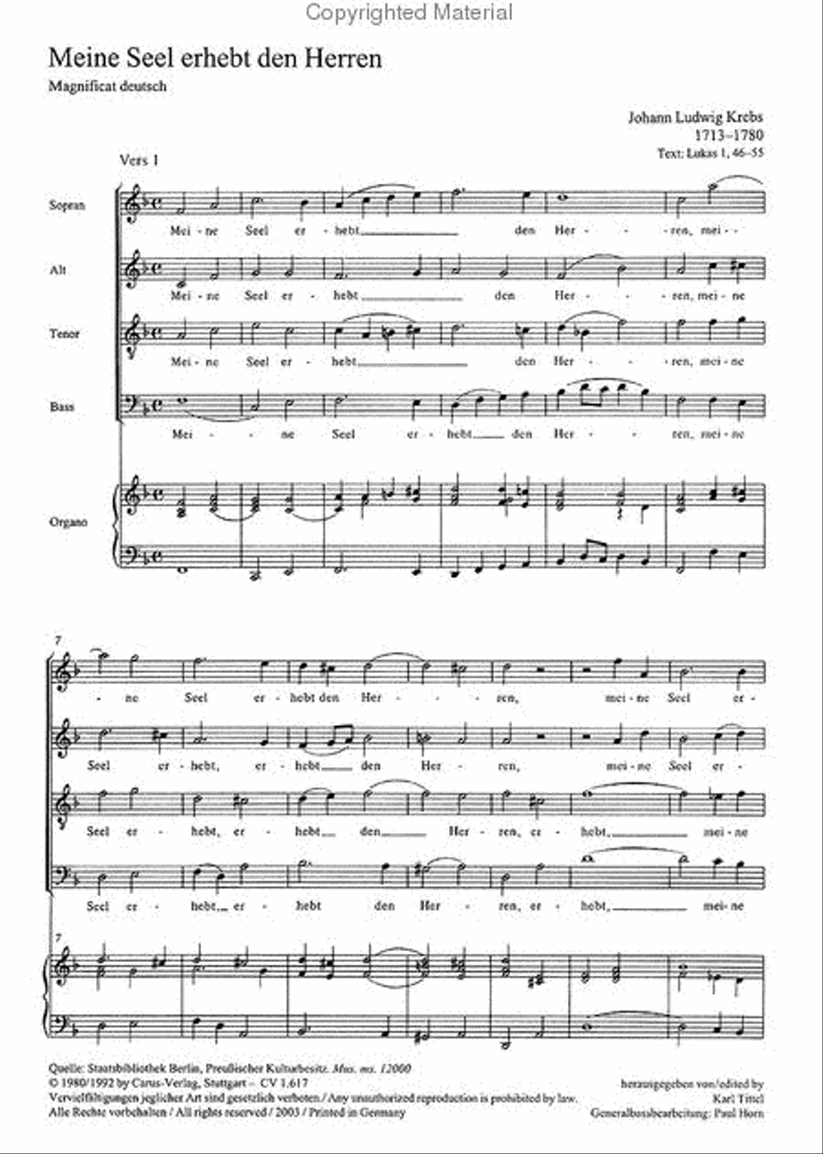 Magnificat 4-Part scores gallery preview page 2