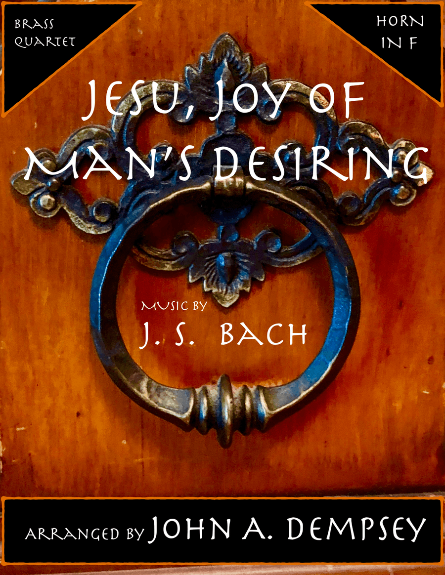 Jesu, Joy of Man's Desiring (Horn in F Quartet) French Horn Quartet scores gallery preview page 1