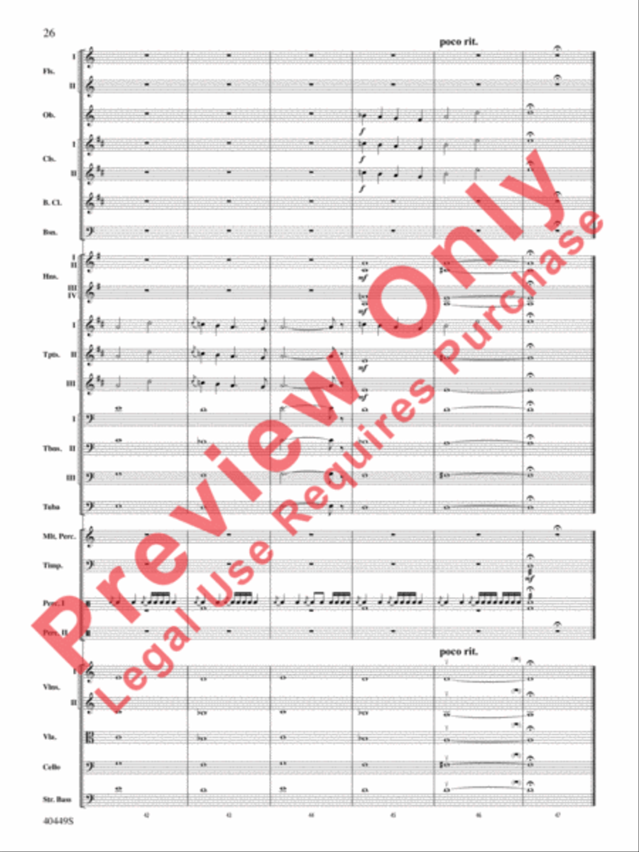 The Hobbit: An Unexpected Journey, Suite from Full Orchestra scores gallery preview page 59