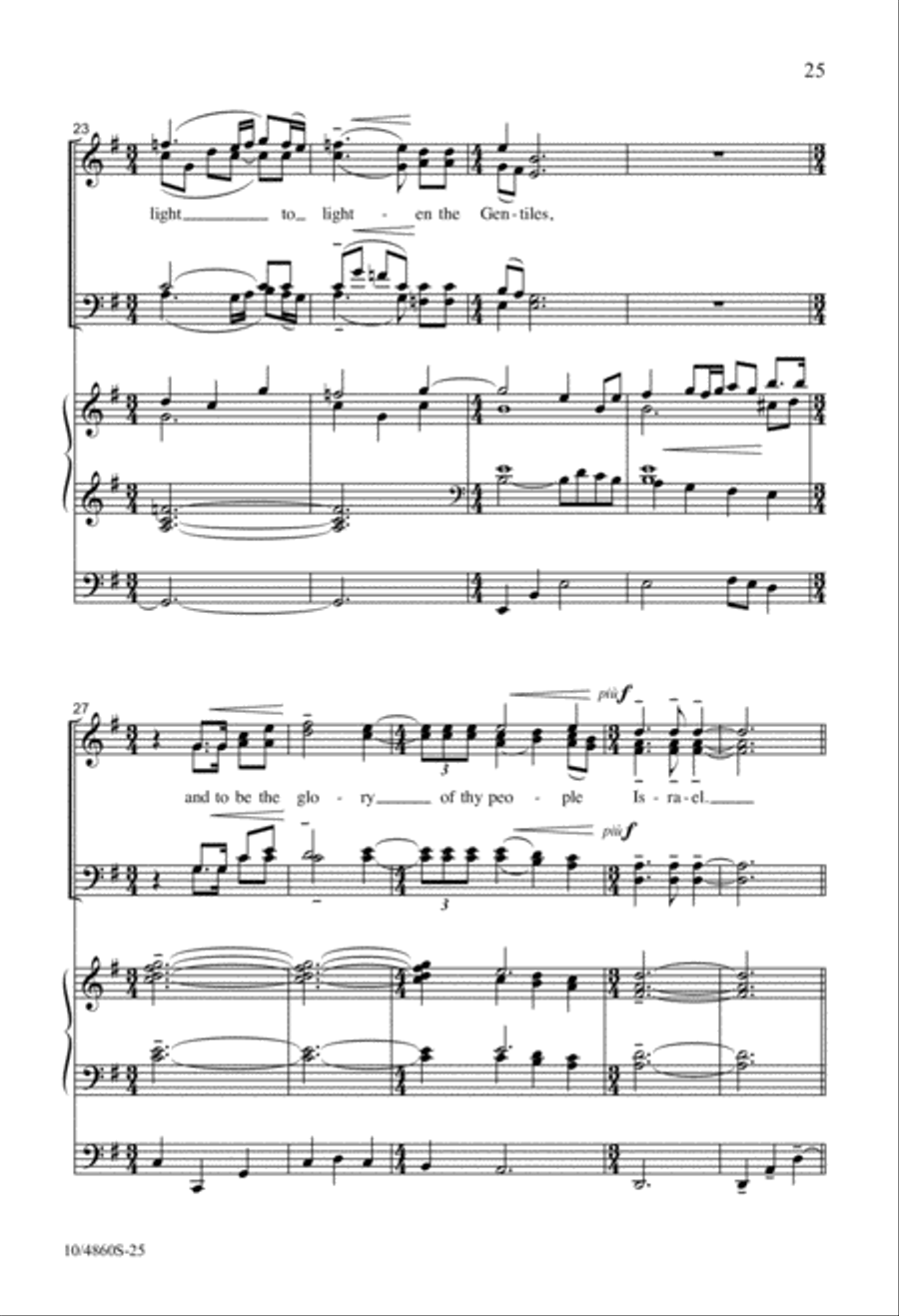 Magnificat and Nunc Dimittis (