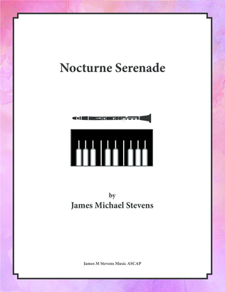 Book cover for Nocturne Serenade - Clarinet & Piano