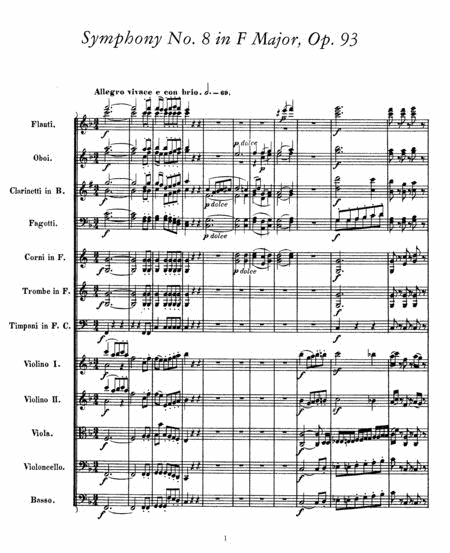 Symphonies Nos. 8 and 9 in Full Score