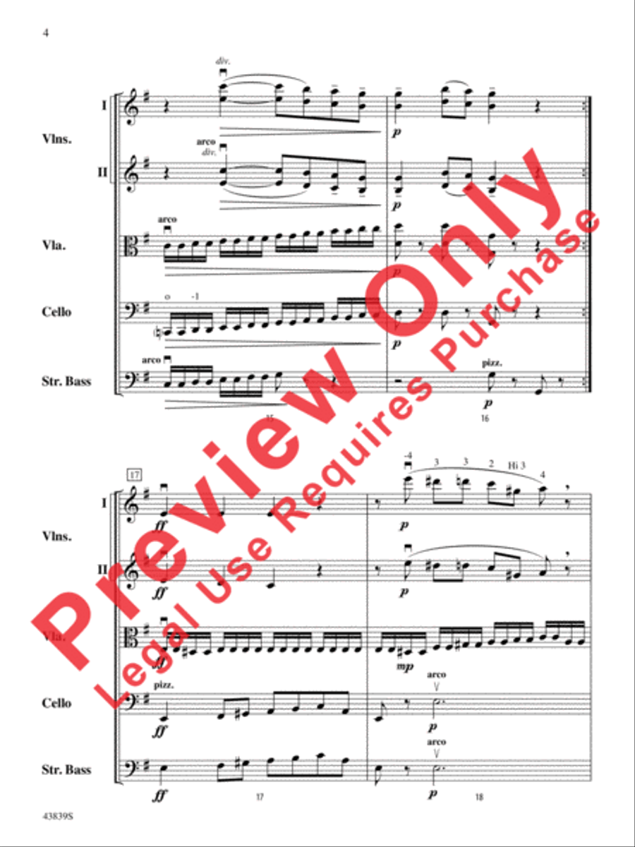 Mozartiana Mozartiana String Orchestra scores gallery preview page 5