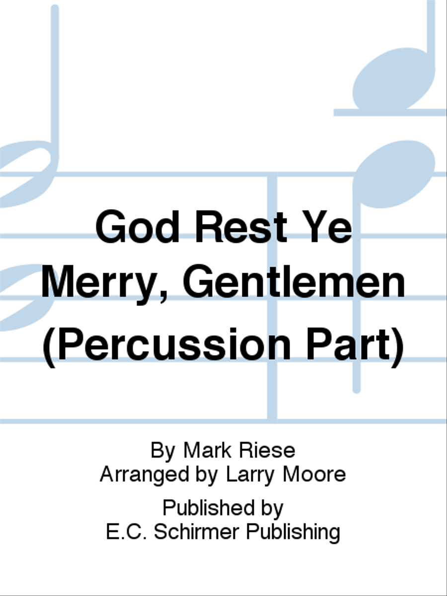 Christmas Trilogy: 3. God Rest Ye Merry, Gentlemen (Percussion Part) Choir scores gallery preview page 1