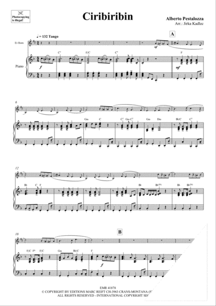 Ciribiribin Ciribiribin Horn scores gallery preview page 3