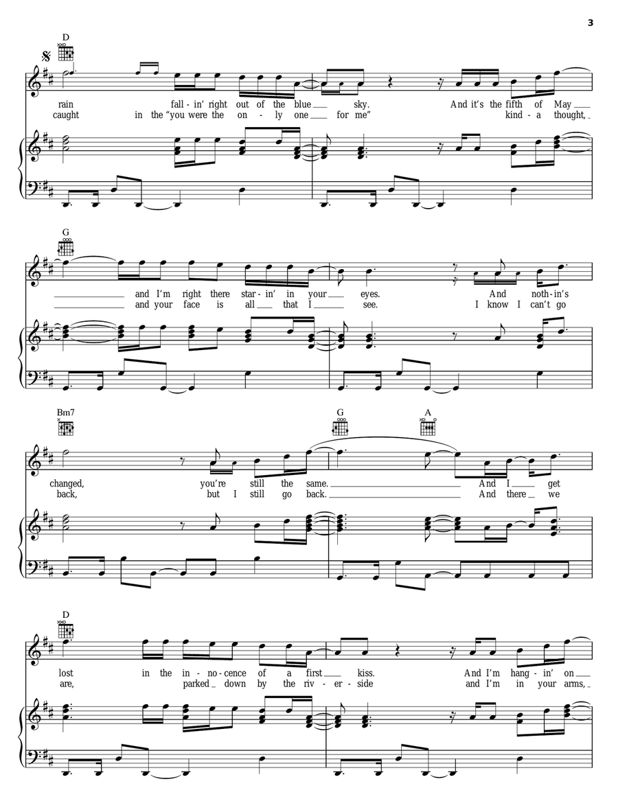 Every Time I Hear Your Name Acoustic Guitar scores gallery preview page 3