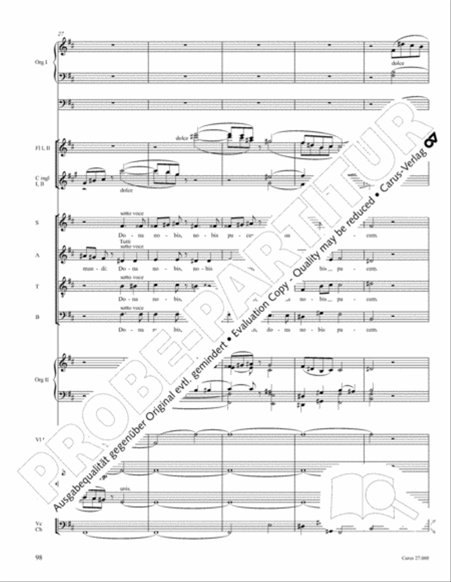 Messe a quatre voix 4-Part scores gallery preview page 109