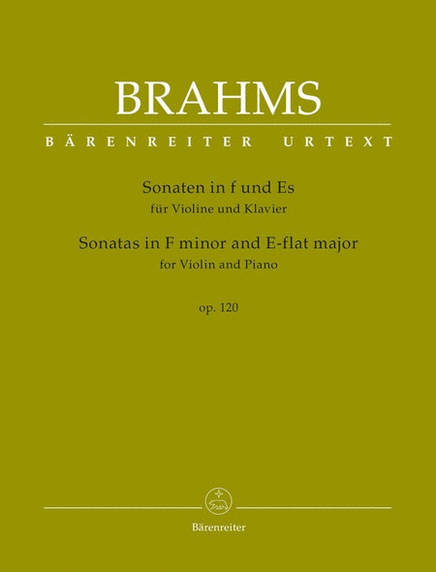 Brahms - Sonatas Op 120 Violin/Piano