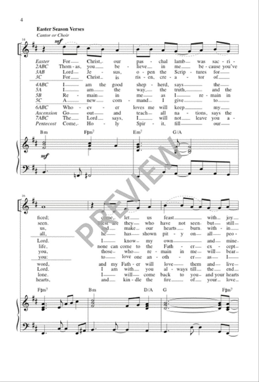 Deo Gloria Alleluia Deo Gloria Alleluia 3-Part scores gallery preview page 4
