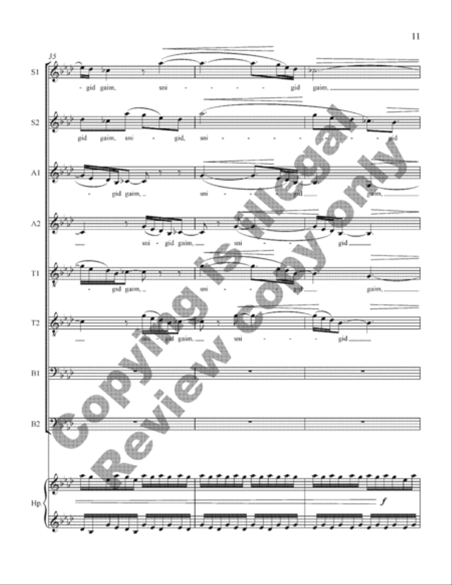 Scel lem duib Scel lem duib SSAATTBB scores gallery preview page 11