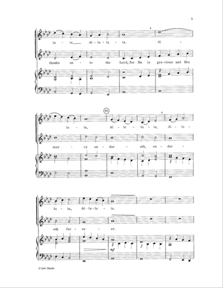 O Give Thanks 2-Part scores gallery preview page 5