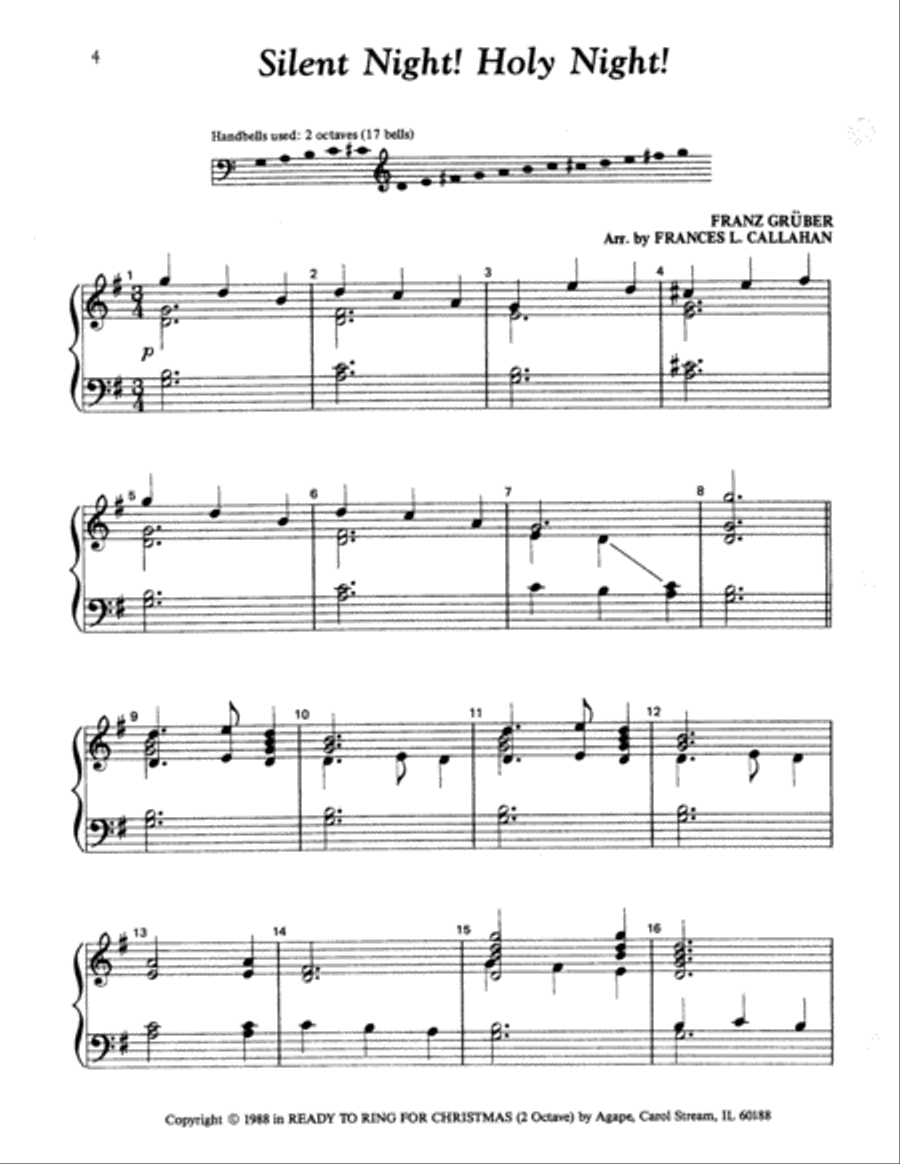Ready to Ring for Christmas 2-Octaves scores gallery preview page 23