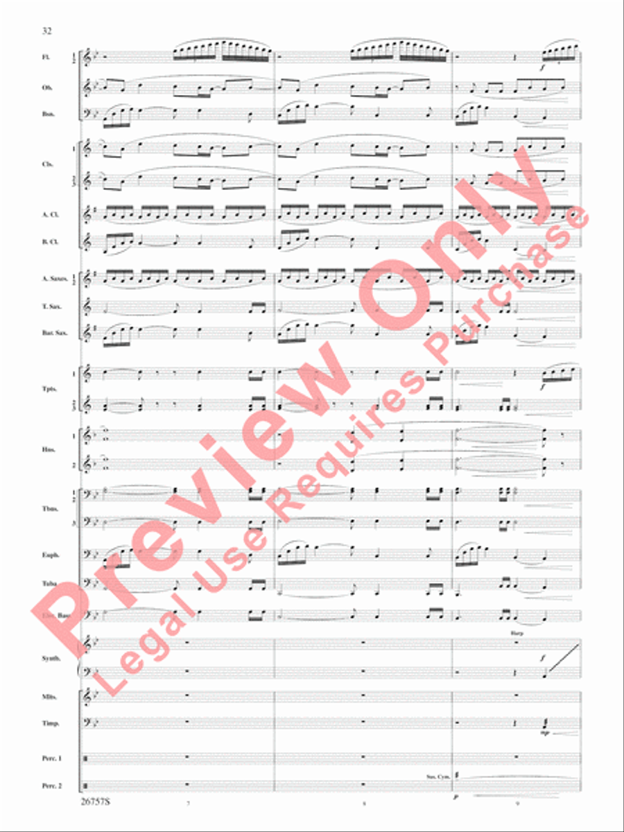 Video Games Live -- Part 1 Concert Band scores gallery preview page 33