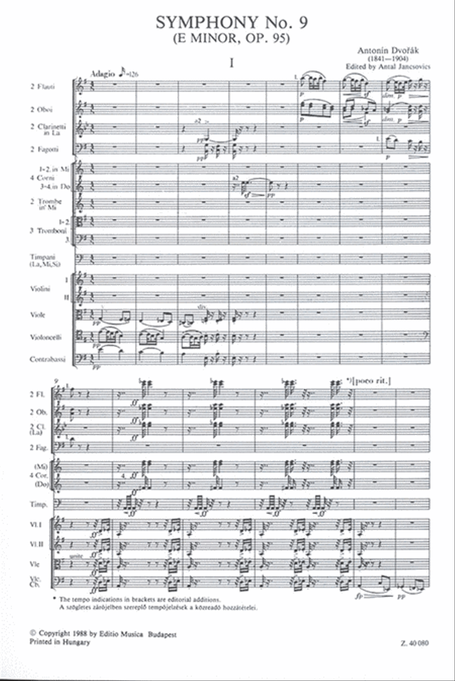 Sinfonie Nr. 9 op. 95 Aus der neuen Welt Orchestra scores gallery preview page 2