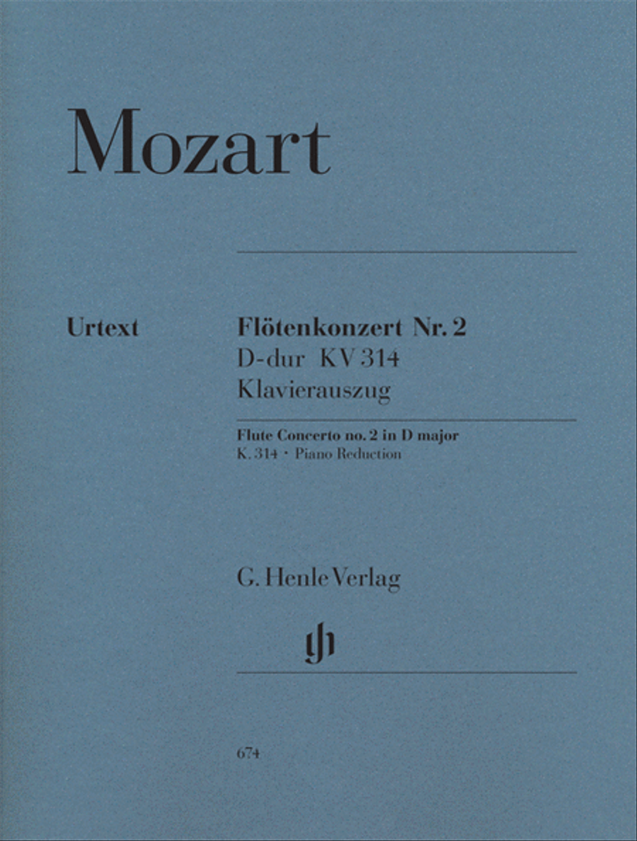 Concerto for Flute and Orchestra D major KV 314 Flute Solo scores gallery preview page 1