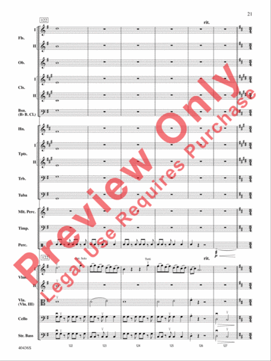 The Magic of Harry Potter Full Orchestra scores gallery preview page 22