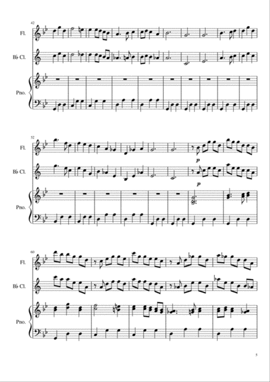 The Joyful Bunny Small Ensemble scores gallery preview page 5
