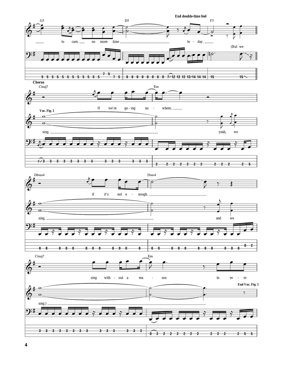Last Train Home Acoustic Guitar scores gallery preview page 4