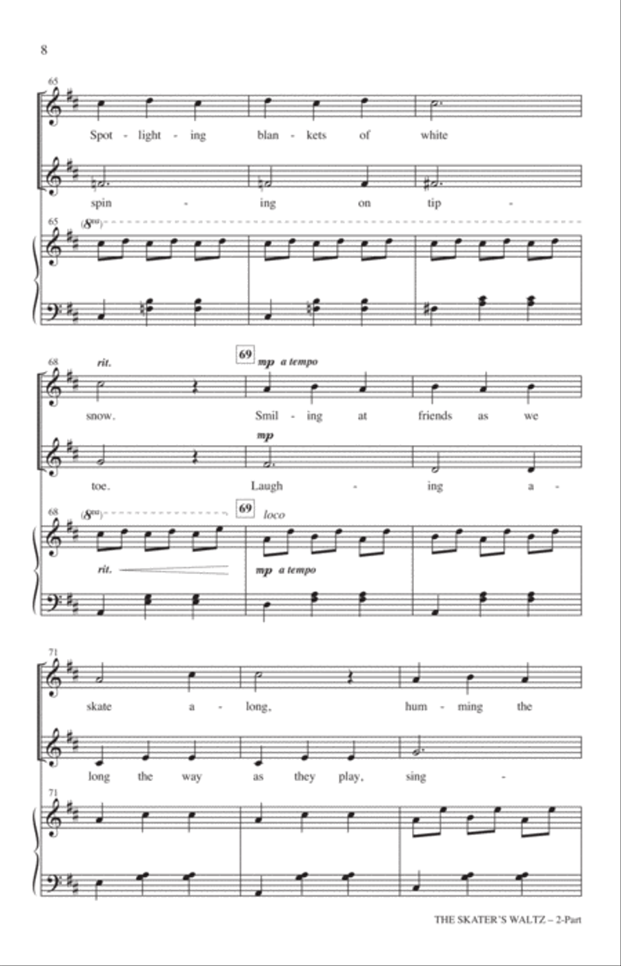 The Skater's Waltz 2-Part scores gallery preview page 6