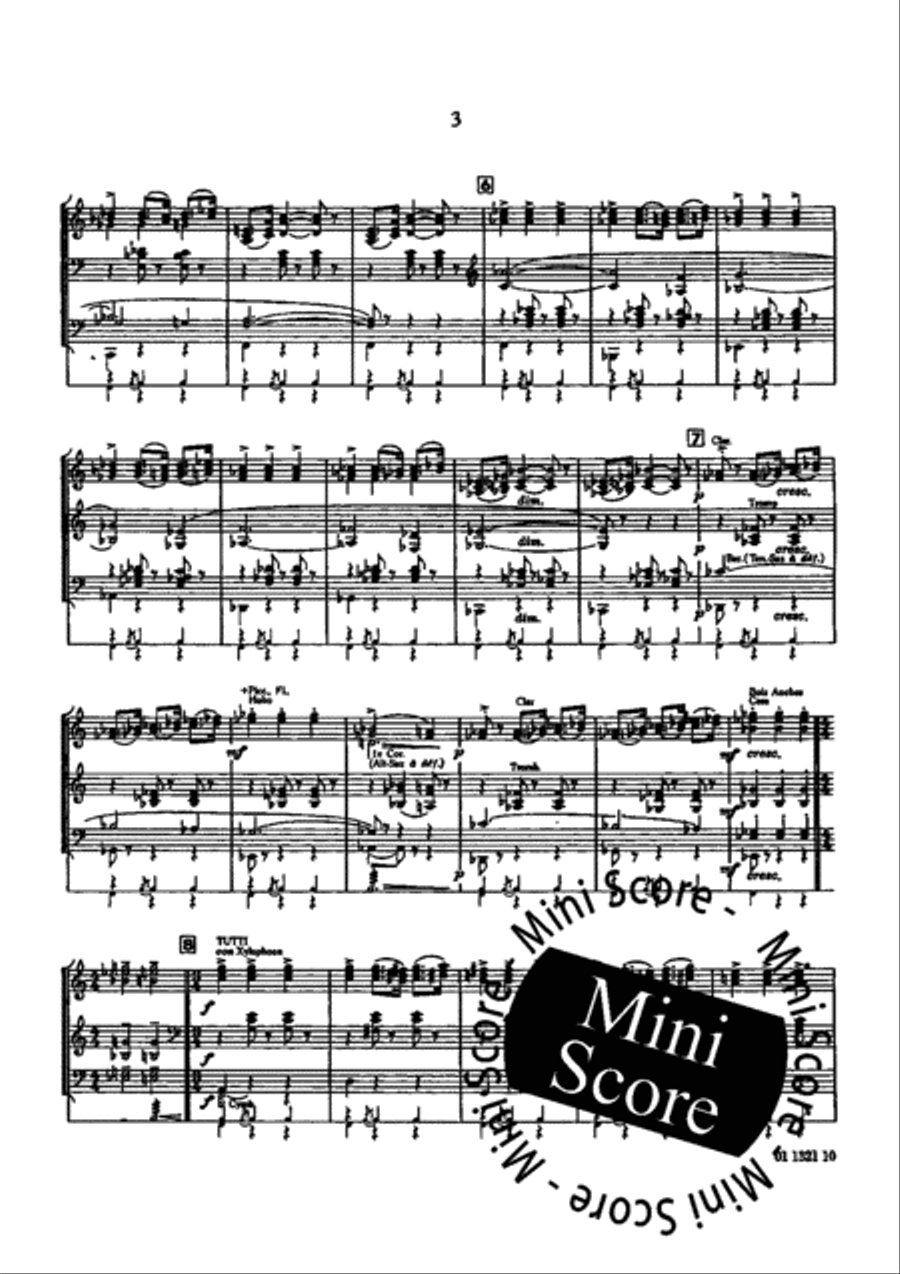 Symphonie de Paris Concert Band scores gallery preview page 7