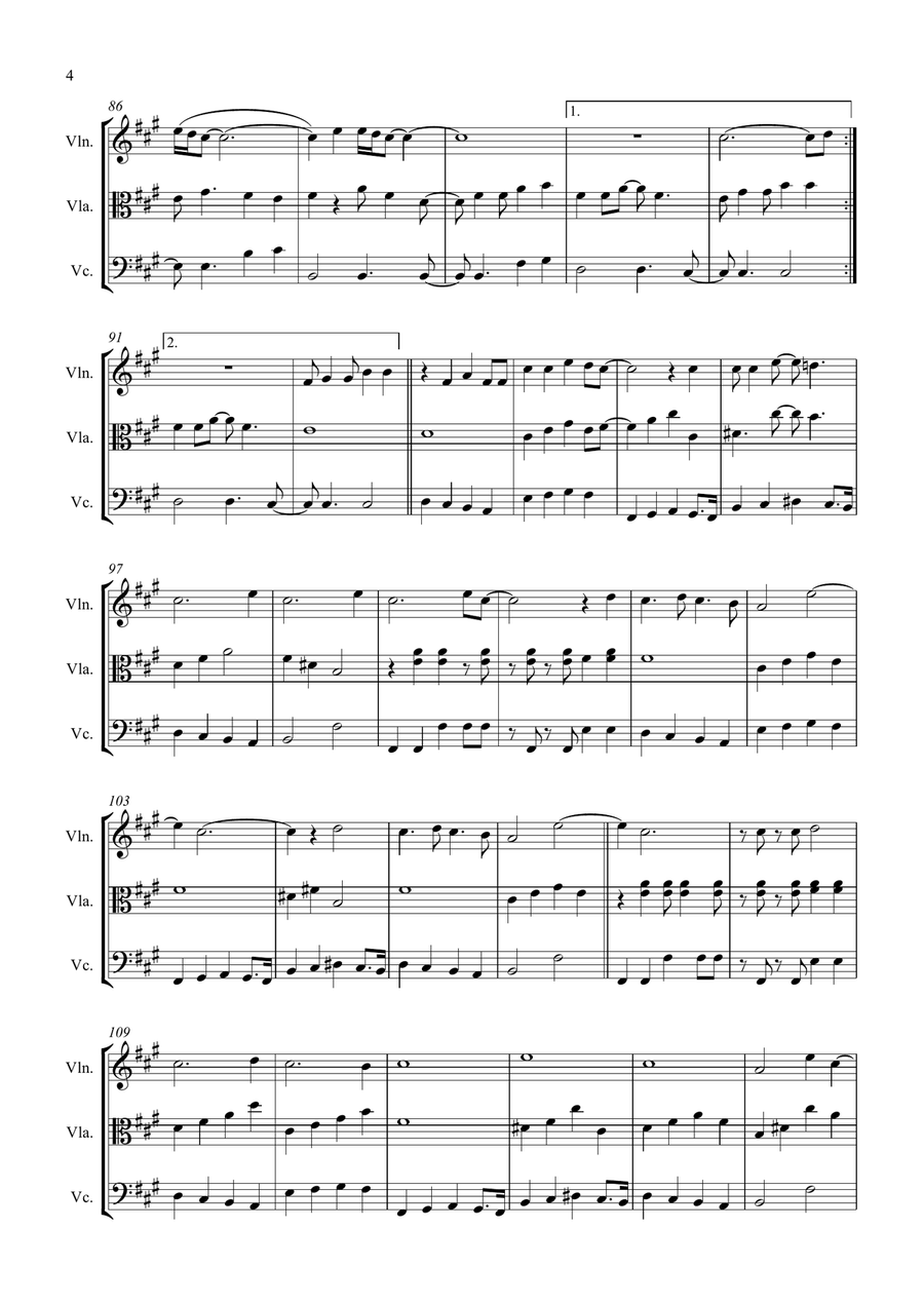 This Charming Man String Trio scores gallery preview page 4