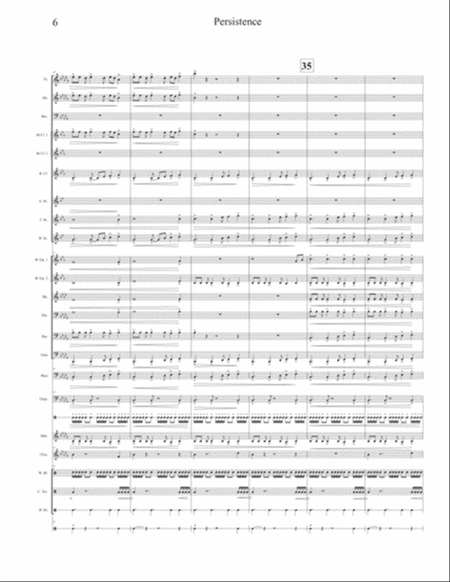 Persistence Concert Band scores gallery preview page 6