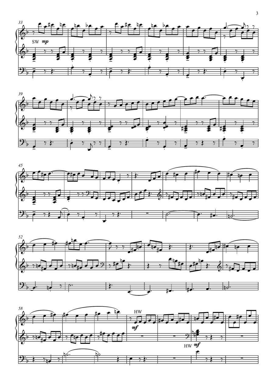 Rondo alla latina for organ Organ Solo scores gallery preview page 3