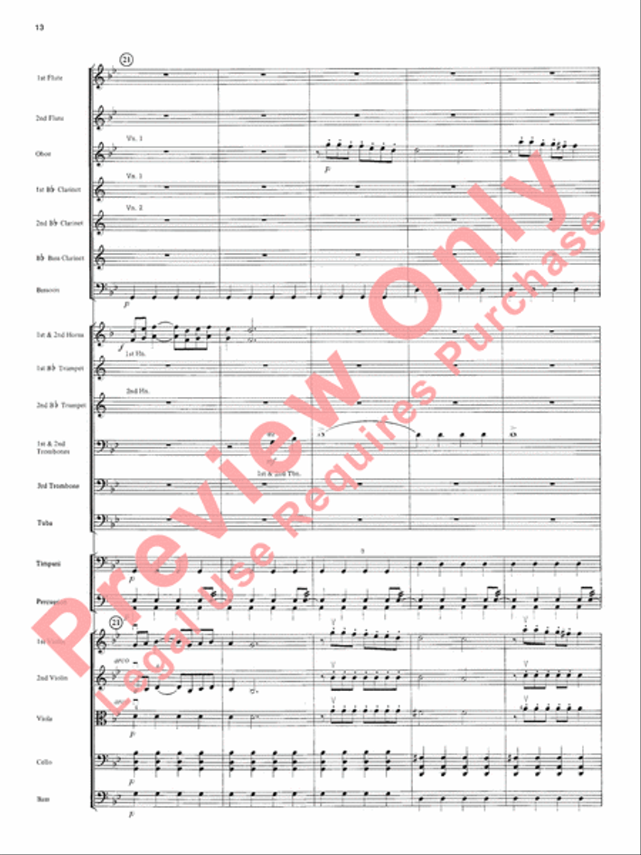 Two South American Tangos Full Orchestra scores gallery preview page 15