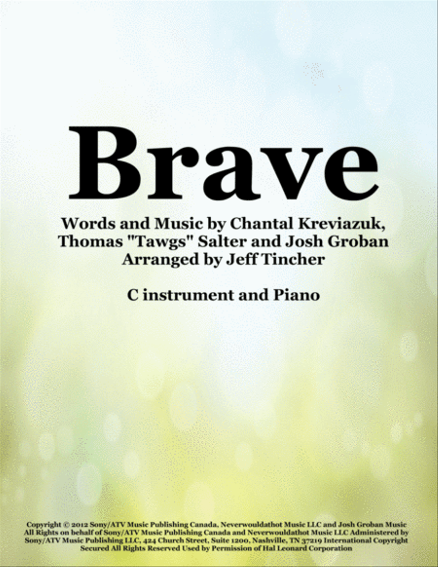 Brave Flute Solo scores gallery preview page 1
