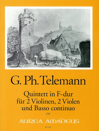 Book cover for Quintet in F Major TWV 44:11