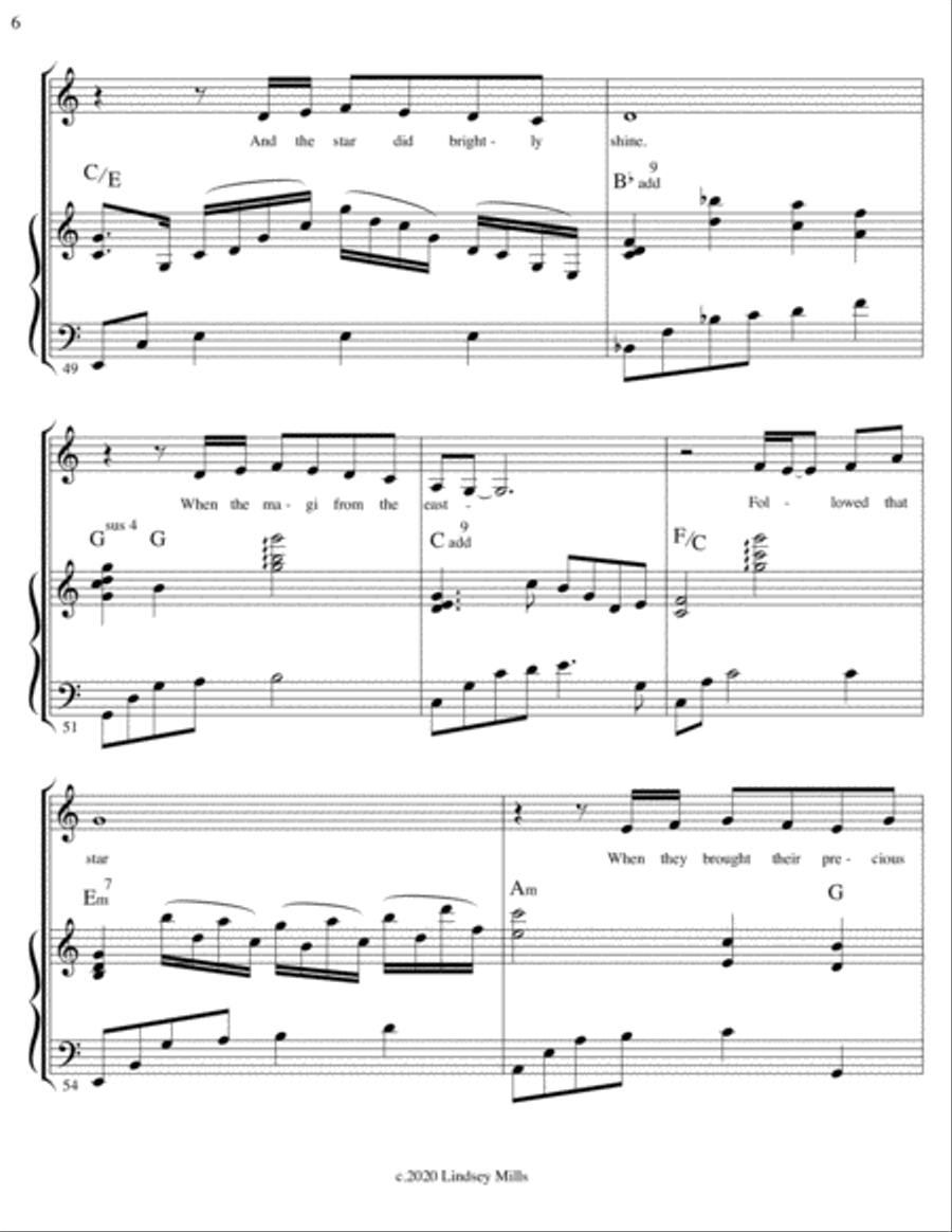 When God Became a Man When God Became a Man Small Ensemble scores gallery preview page 6