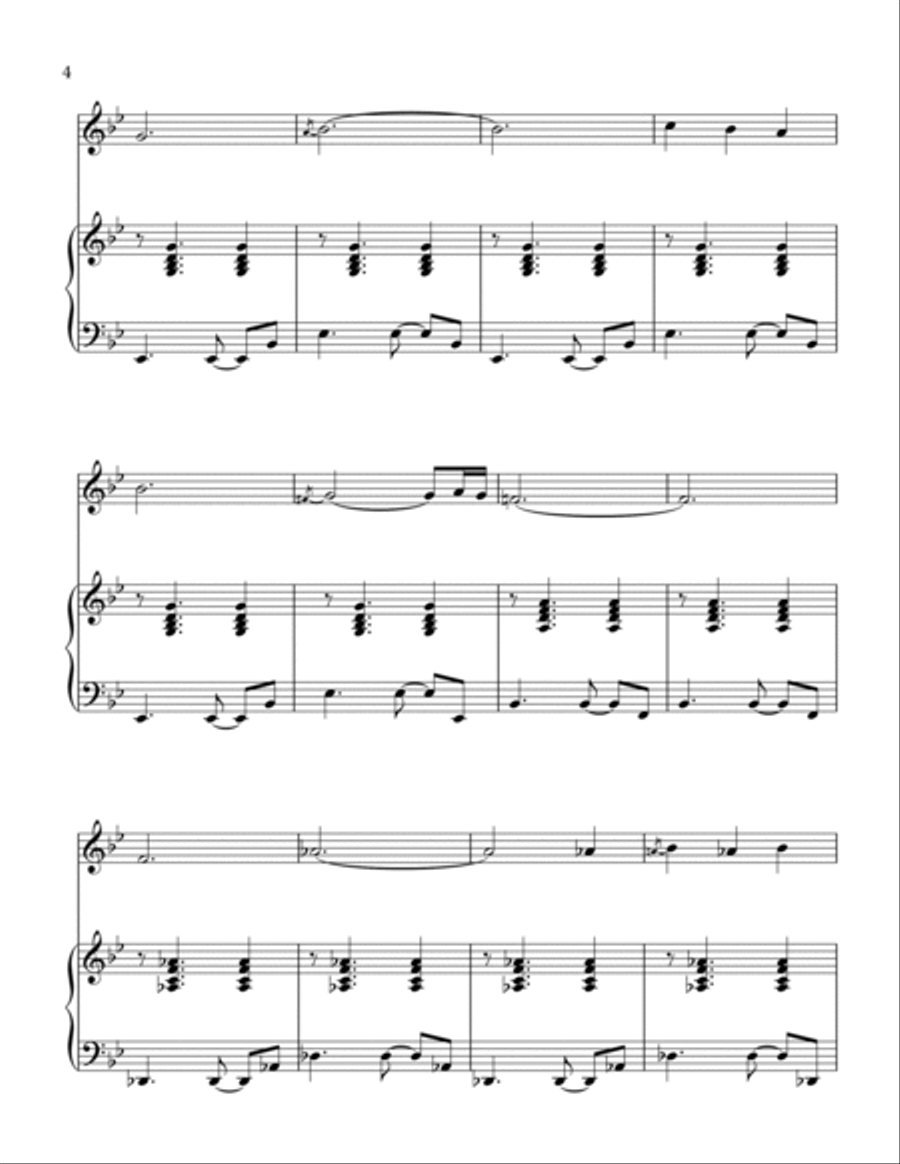 Somewhere, My Love Flute Solo scores gallery preview page 5