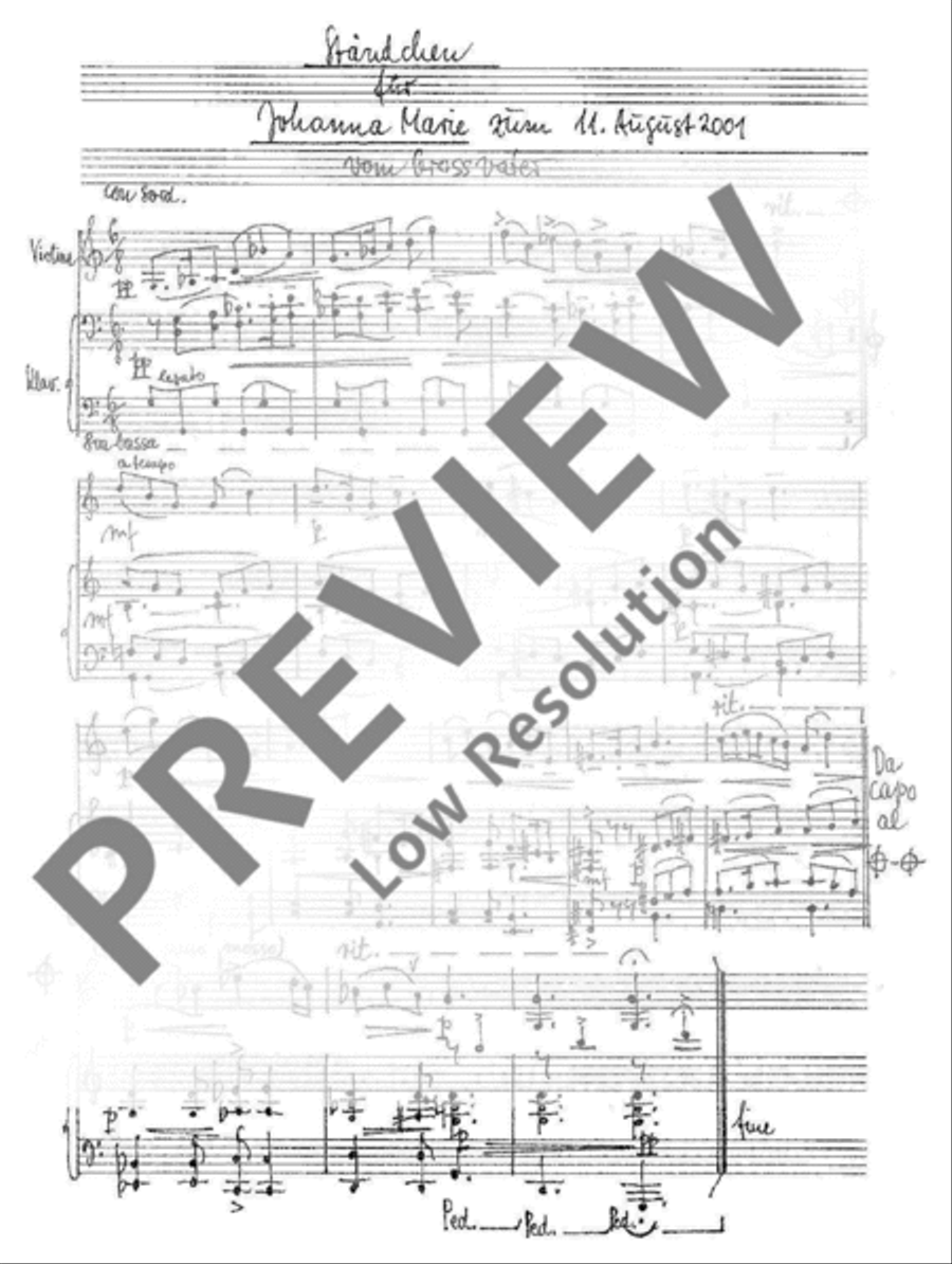 ... und ein Tango Violin Solo scores gallery preview page 8