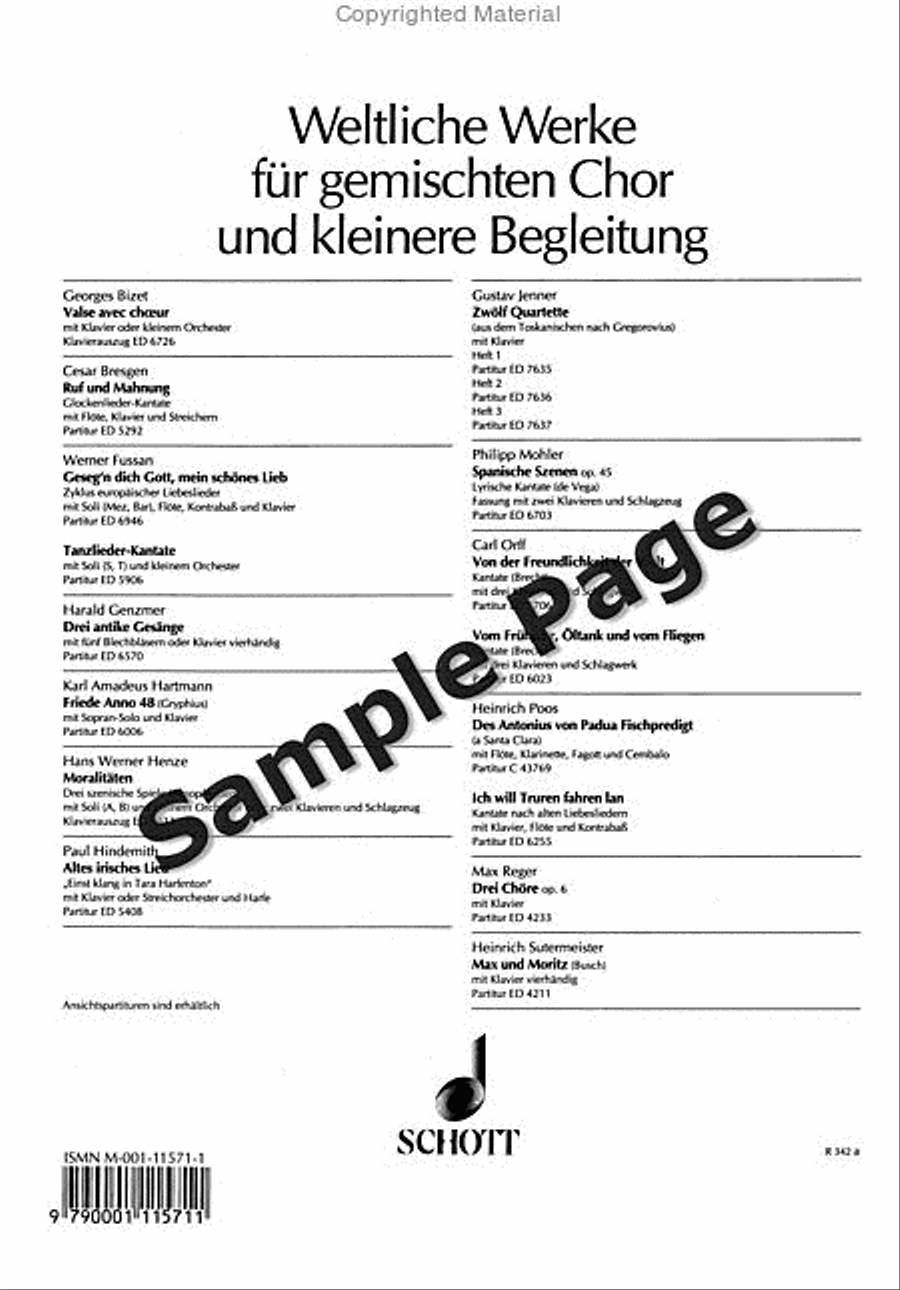 Gloriola Satb/strings/pf Score 4-Part scores gallery preview page 29