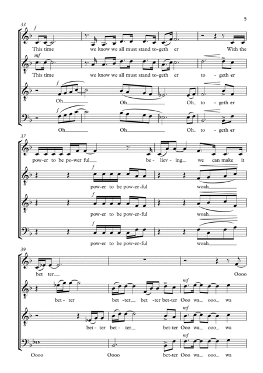 You're The Voice You're The Voice TTBB scores gallery preview page 5