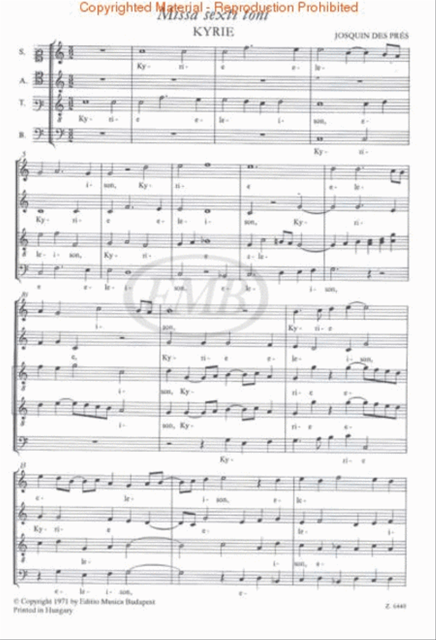 Missa “L'homme armé” Choir scores gallery preview page 2