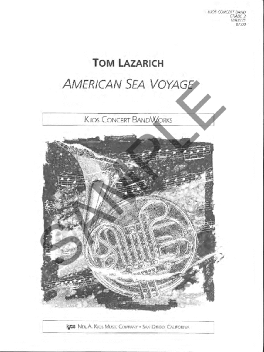 American Sea Voyage American Sea Voyage Concert Band scores gallery preview page 2