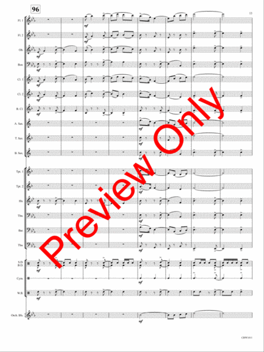 Western Legends Concert Band scores gallery preview page 16