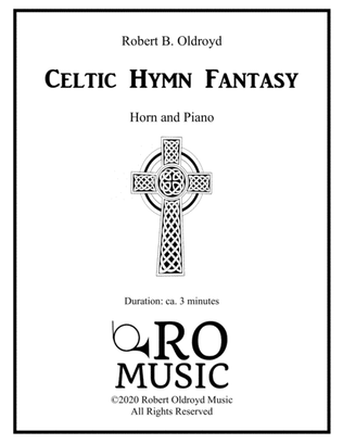 Book cover for Celtic Hymn Fantasy for Horn and Piano