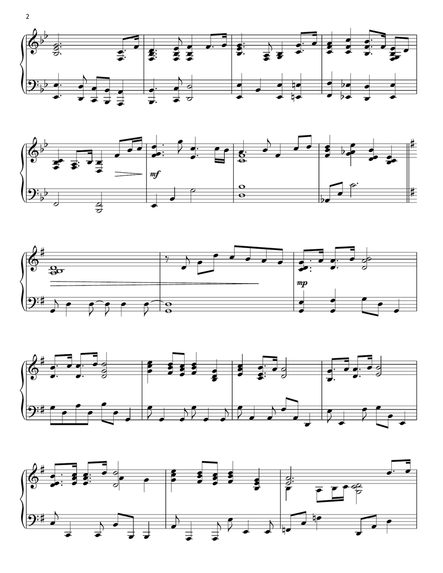 The Power Of The Cross (Oh To See The Dawn) Piano Solo scores gallery preview page 2