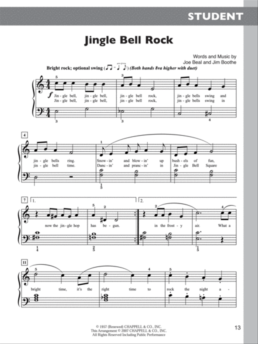 The Music Tree Christmas Piano Method scores gallery preview page 10