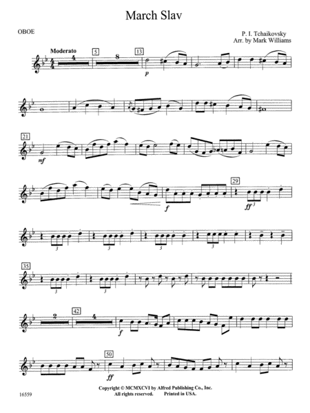 March Slav: Oboe