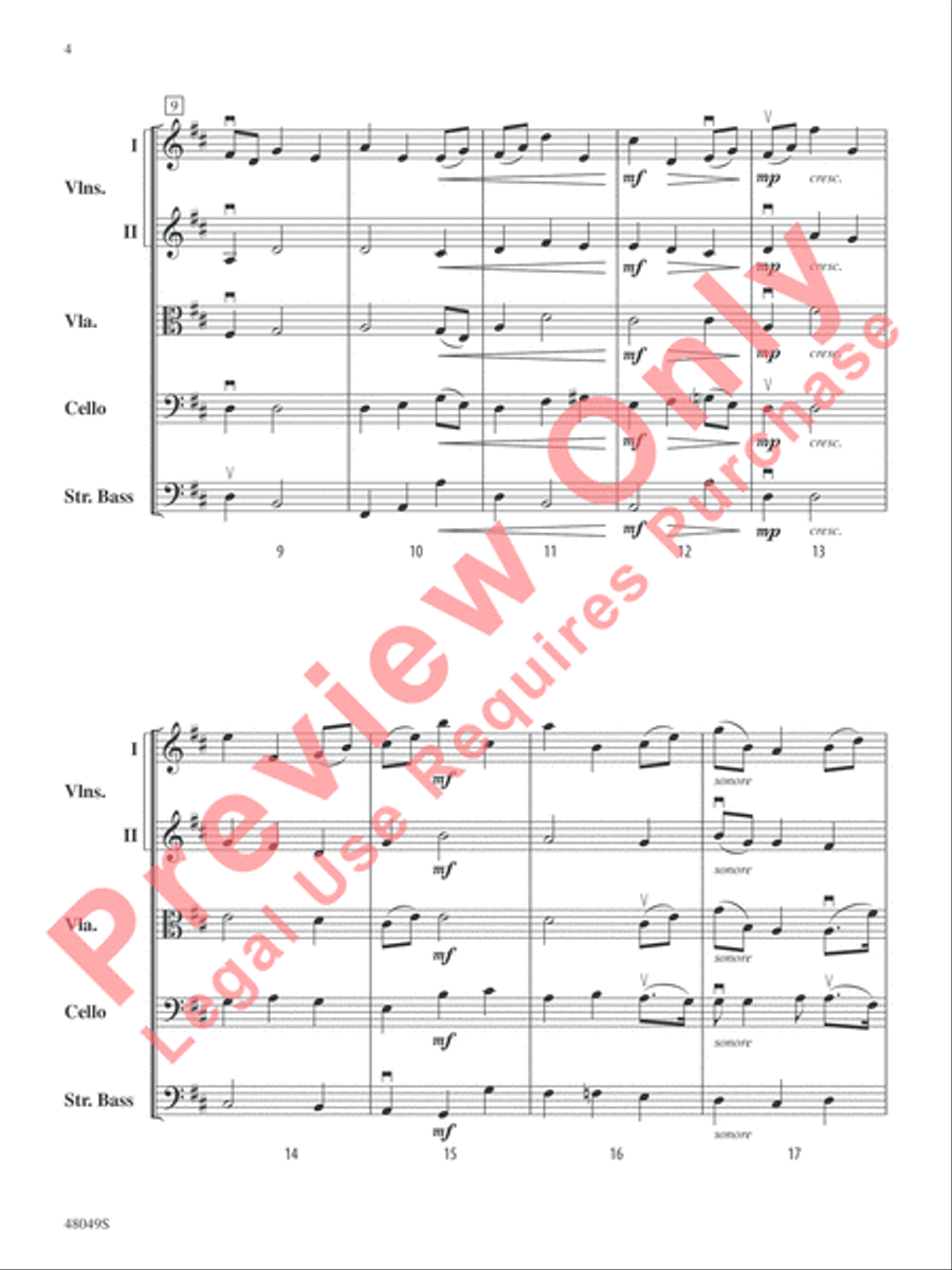 Nimrod String Orchestra scores gallery preview page 5