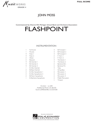 Book cover for Flashpoint - Full Score