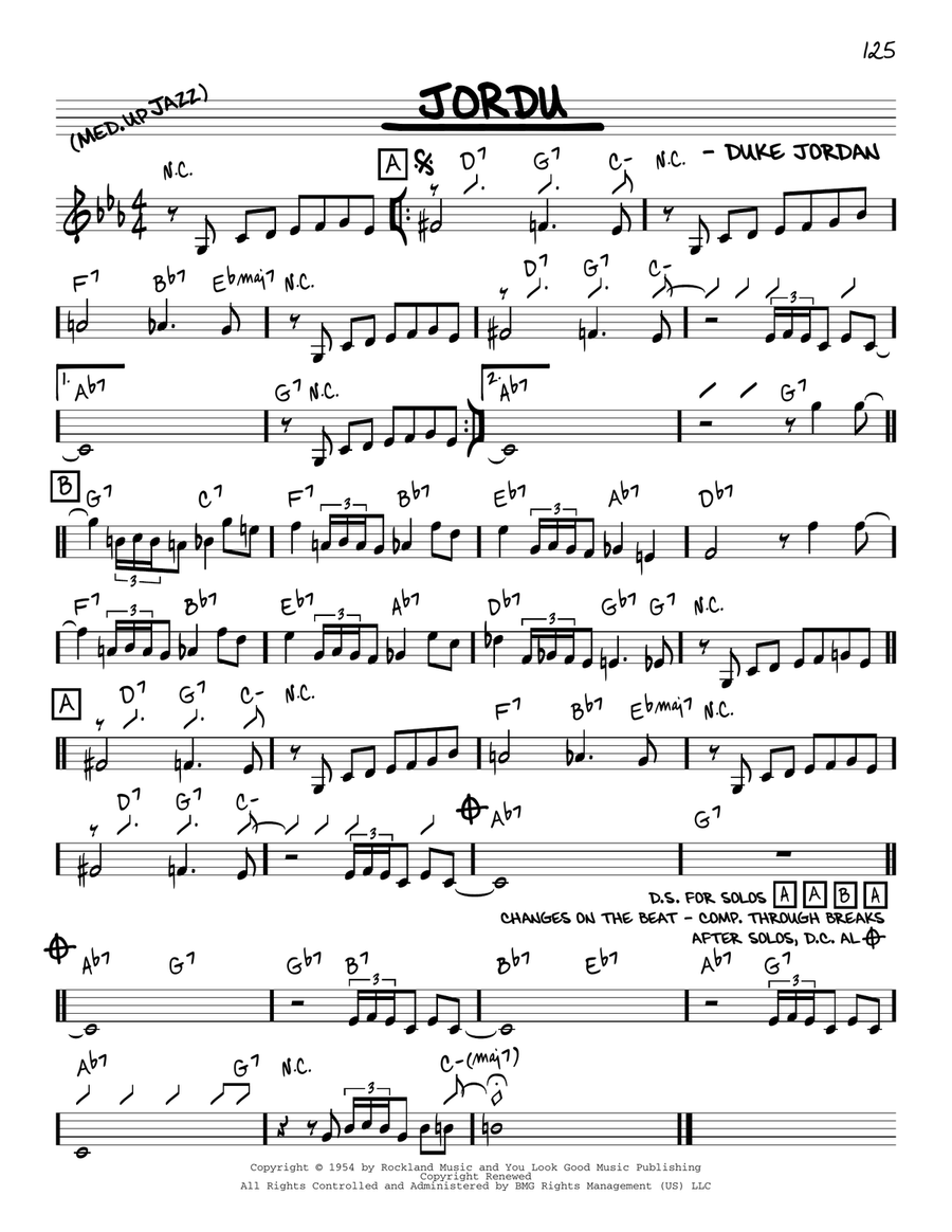 Jordu C Instrument scores gallery preview page 1