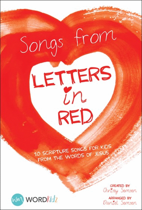 Songs from Letters in Red - Accompaniment CD (Split)