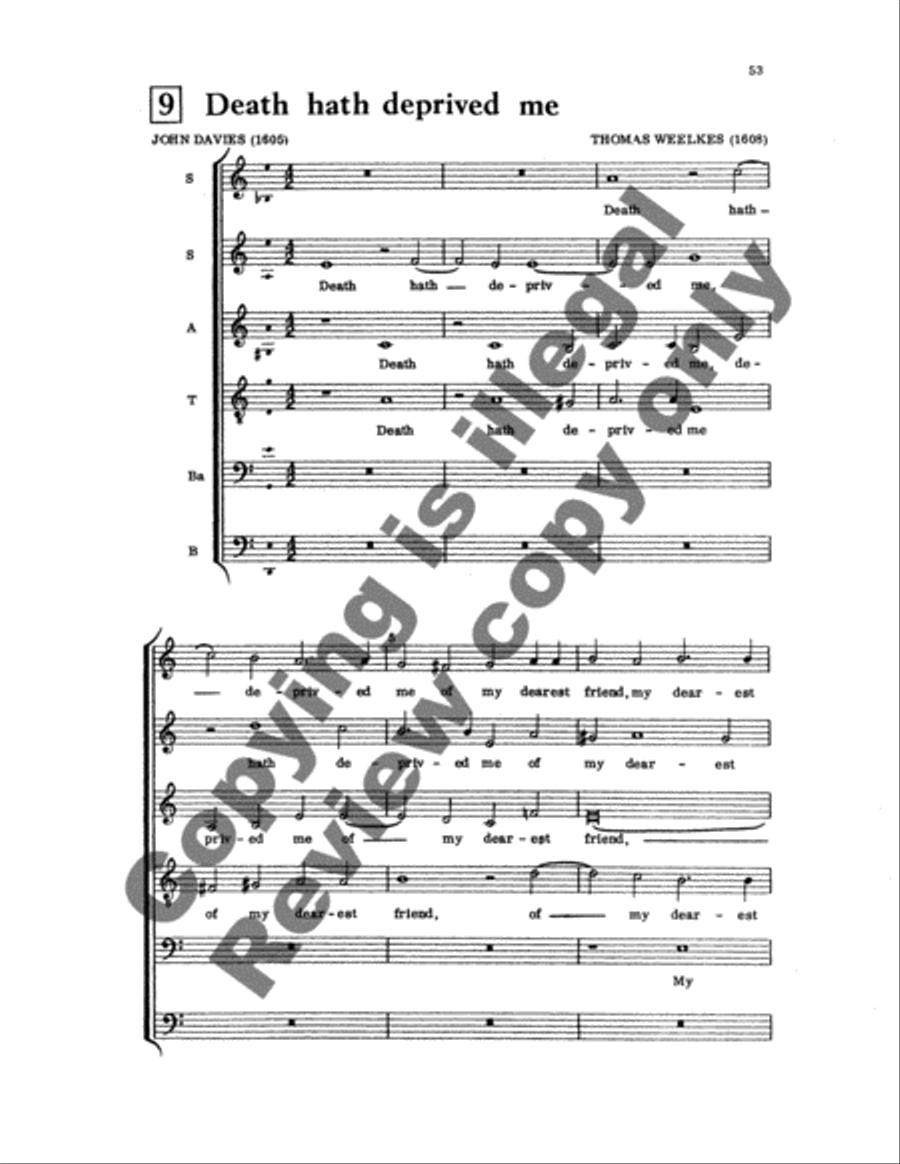 Invitation to Madrigals, Book 6 SSATB scores gallery preview page 11