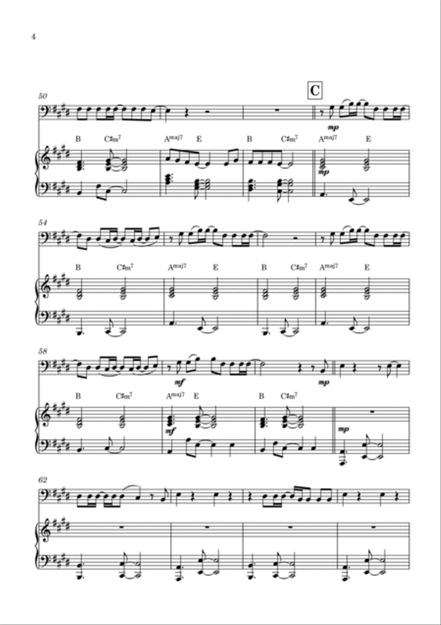 Anti-hero Piano scores gallery preview page 4