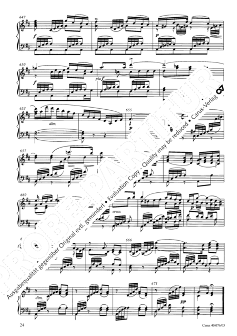 Hymn of Praise, MWV A 18 SSAATB scores gallery preview page 25
