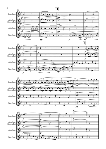 Pavane by Gabriel Faure - Saxophone trio (SAT/AAT) image number null